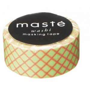 Скотч Maste Basic Neon light green/Checkered