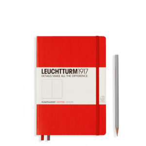 Блокнот Leuchtturm1917 середній, червоний, крапка