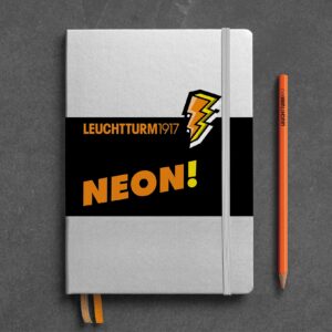 Блокнот Leuchtturm1917 NEON! середній, жовтий, крапка