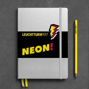 Блокнот Leuchtturm1917 NEON! середній, жовтий, крапка